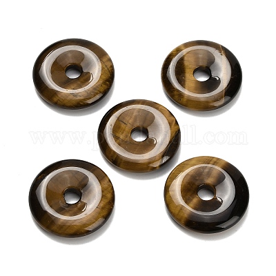 Природных тигровый глаз подвески G-Z110-L02-30x6mm-1