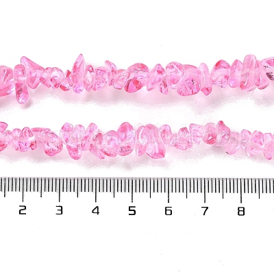 С напылением окрашенные прозрачные стеклянные бусинки X-GLAA-P060-01A-09-1