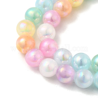 Покрытие прядей натуральными селенитовыми бусинами G-G120-A01-02-06-1