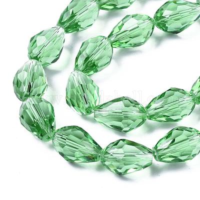 Стеклянные бусины EGLA-E010-10x15mm-14-1