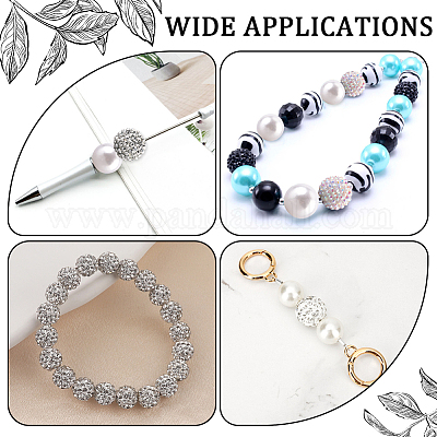 20шт. набор из 10-х видов акриловых и смоляных бусин DIY-PA0001-02B-1