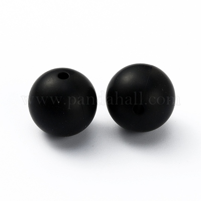 Силиконовые бусины SIL-WH0012-001N-1