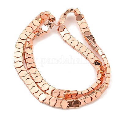 Гальванические нити из синтетических немагнитных гематитовых бусин G-C136-A01-02-1