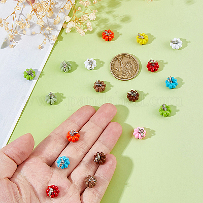 30 шт. 10 цвета окрашенные распылением подвески из сплава FIND-FH0011-37-1