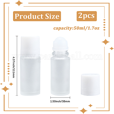 2 шт. матовый стеклянный пустой флакон для духов из-под эфирного масла MRMJ-GF0001-29A-1