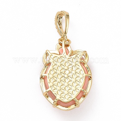 Подвески из непрозрачной смолы KK-G406-51G-06-1