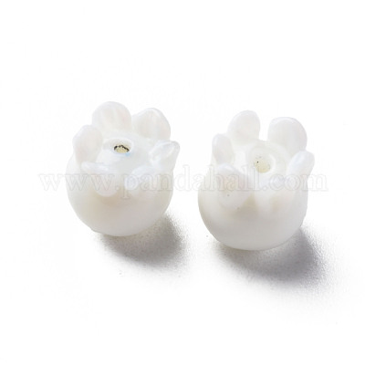 Ручной работы ухабистым Шарики Lampwork LAMP-T017-16B-1