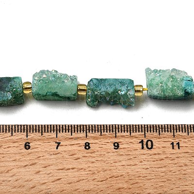 Гальванические натуральный druzy шарики агата стренг G-R012-A02-06-1