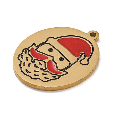 Подвески из настоящей 304 нержавеющей стали с покрытием из 14-каратного золота STAS-Z093-08B-1