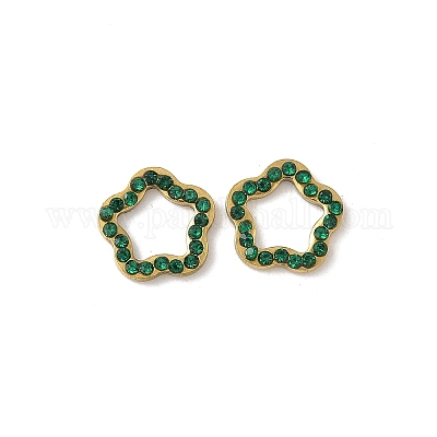 Кабошоны из стразов из нержавеющей стали 304 STAS-A057-04G-A01-1