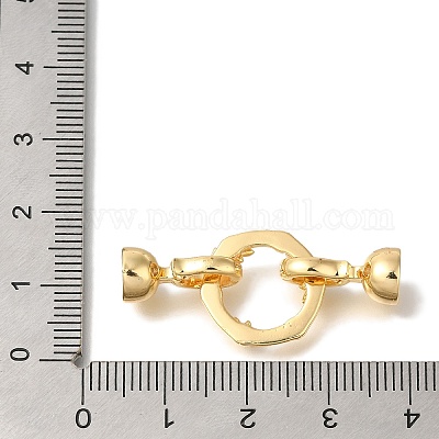 Застежки-защелки из латуни KK-K389-017G-1