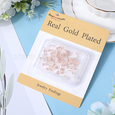 40 шт. латунные наконечники для бусин KK-BBC0010-54-1