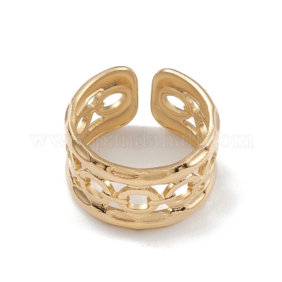 Ионное покрытие (ip) манжетные кольца из нержавеющей стали 304 RJEW-G285-38G-1