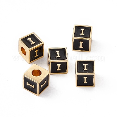 Стойки покрытие латунь эмаль бисер KK-B060-04G-01I-1