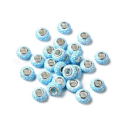 Непрозрачная смола европейский бисер RESI-C055-01C-1