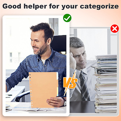 Разделители индексных листов блокнота на дисках AJEW-WH20011-03C-1