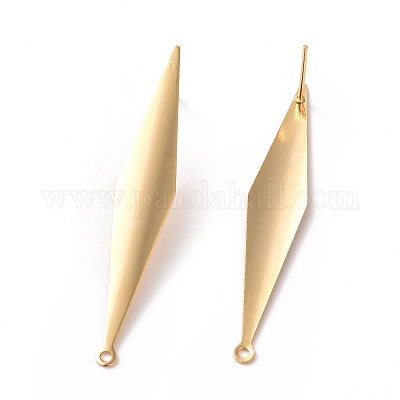 201 фурнитура для сережек-гвоздиков из нержавеющей стали STAS-K241-27G-1