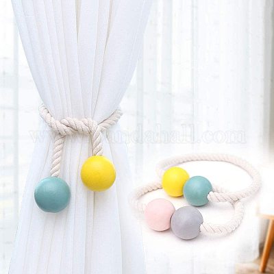 Незаконченные деревянные бусы WOOD-PH0008-18-1