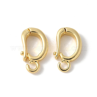 Латунные микропроволочные кубические циркониевые подвески KK-D324-18G-1