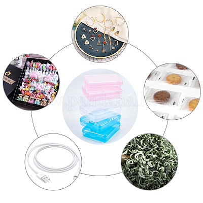 Прозрачные полипропиленовые контейнеры для бусинок CON-FH0001-14-1