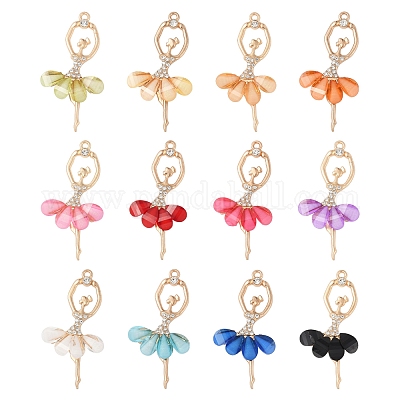 12шт 12 цвета сплава большие подвески FIND-FS0003-43-1