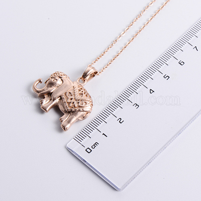 Винтажные африканские слоны из нержавеющей стали подвески ожерелья для женщин KR8617-1