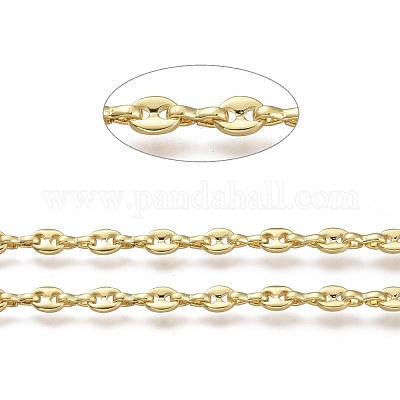 Цепочка для кофейных зерен ручной работы из латуни CHC-H100-07A-LG-1