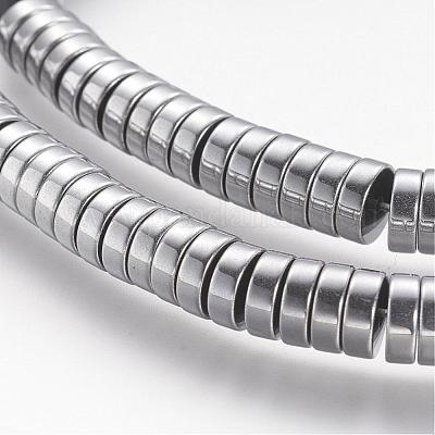 Немагнитные синтетический гематит бисер пряди G-P218-19-06-1