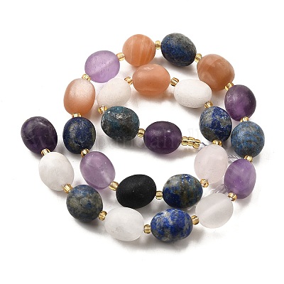 Природных драгоценных камней смешанного бисер нитей G-H312-A01-B02-1