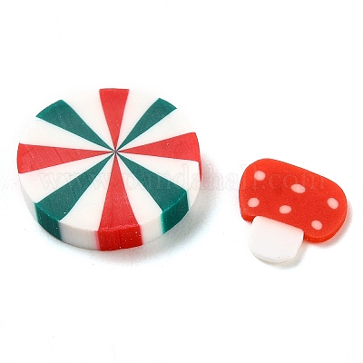 Рождественская тема ручной работы из полимерной глины кабошоны CLAY-Q004-02A-1