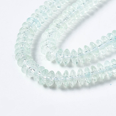 Стеклянные бусины кракле  GLAA-S192-B-004H-1