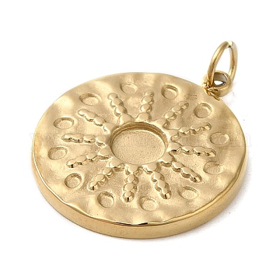 Оправы для подвесок из нержавеющей стали 304 в виде кабошонов STAS-K263-45G-1