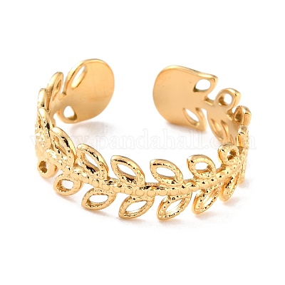 Ионное покрытие (ip) кольца из нержавеющей стали 304 RJEW-L102-32G-1