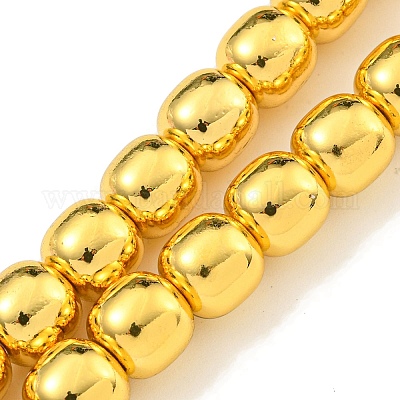 Гальванические нити из синтетических немагнитных гематитовых бусин G-C136-C01-1