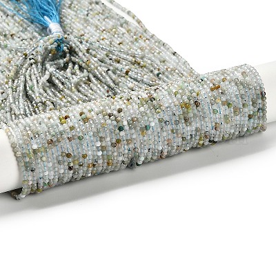 Натуральный цветок амазонитовые бусины пряди G-RM2025-02B-2mm-1