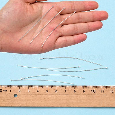 100 шт. Латунные булавки с шаровой головкой KK-YW0002-42S-1