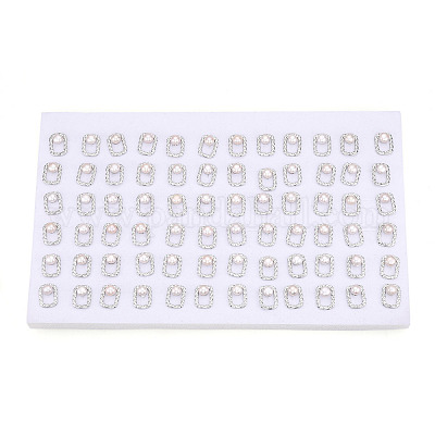 Серьги-гвоздики из натурального жемчуга из латуни PEAR-N020-05U-1