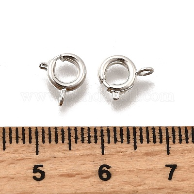 Экологически чистые латунные пружинные кольцевые застежки KK-D082-01F-S-1