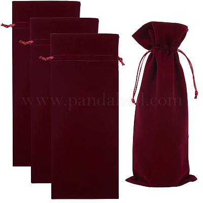4 шт. бархатные мешочки для упаковки винных бутылок ABAG-BBC0001-13B-1