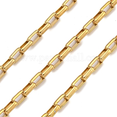 Ионное покрытие (ip) прямоугольные звенья цепи из нержавеющей стали 304 CHS-G038-03G-1