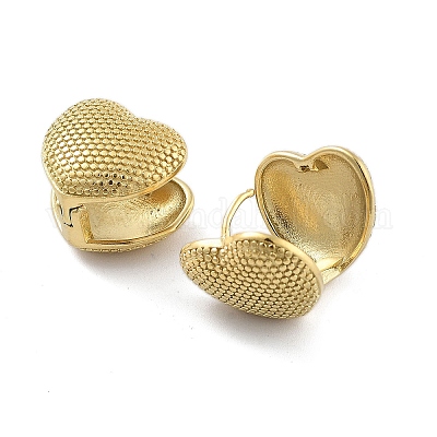 Серьги-кольца из нержавеющей стали 304 с ионным покрытием (IP) EJEW-P258-35G-1