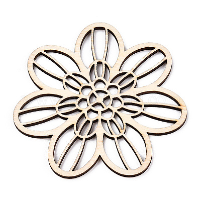 Необработанный натуральный тополь дерево филигрань столярные звенья WOOD-TAC0012-04-1