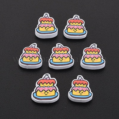 Кабошоны из полимерной глины ручной работы CLAY-N006-151-1