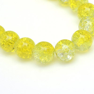 Выпечки окрашенные нити шарик хруст стекла CCG-S001-6mm-04-1