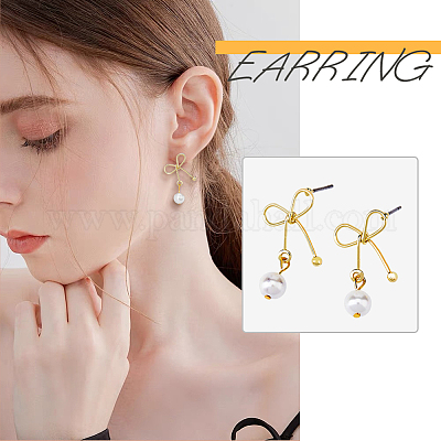 Plastic earring backs for stud earrings - 50pcs pack