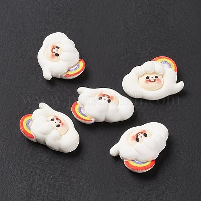 Непрозрачные кабошоны из смолы RESI-G036-E01-1