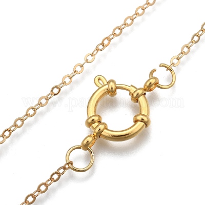 12 Fermoirs à Ressort Plaqué Or 24k - Acier Inoxydable Pour Bijoux DIY