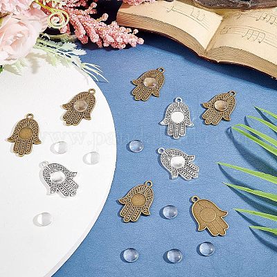 Набор для изготовления подвески Хамса «Рука/Рука Мириам» своими руками DIY-FH0004-78-1