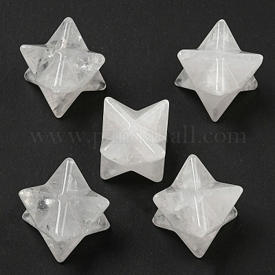 Природный кристалл кварца бусины G-A206-01B-63-1