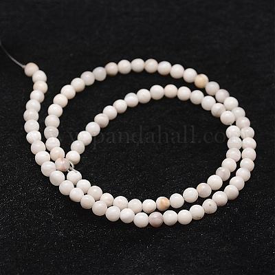 Натуральные белые сумасшедшие кружевные агатовые бусины G-D840-55-4mm-1